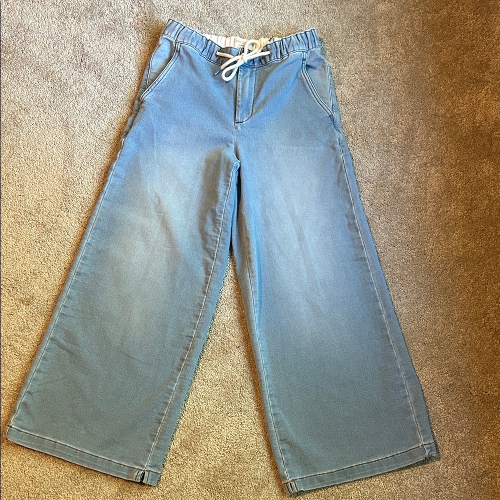 Pilcro Light Blue Drawstring Pants